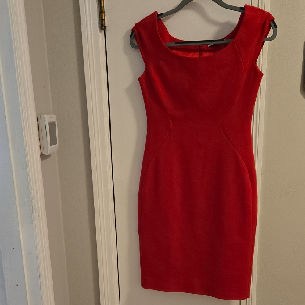 T Tahari Red Sheath Mini Dress for Cocktail Nights
